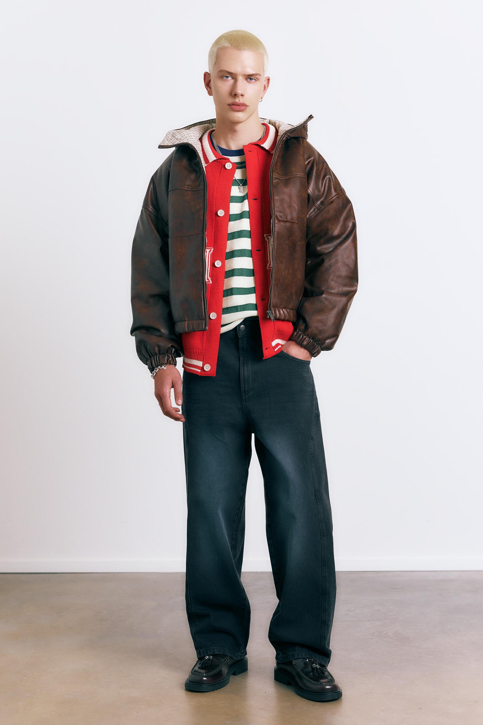 Faux leather - Jackets - Collection - Man - pull&bear United States