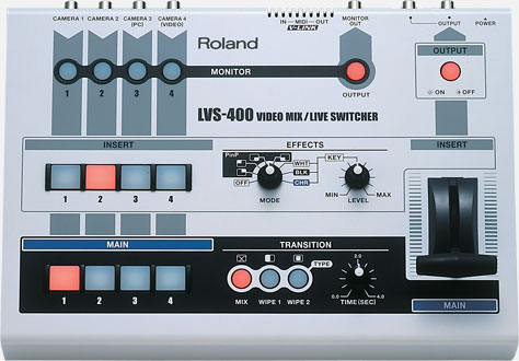 Roland Pro A/V - LVS-400 | Professional Four-Channel Video Mixer