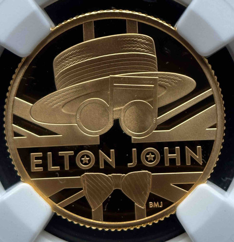 2020年 イギリス 25ポンド金貨 プルーフ ミュージック・レジェンズ