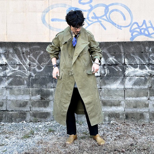BELGIUM 1950s~ / Dispatch motorcycle coat : Dead stock ベルギー軍