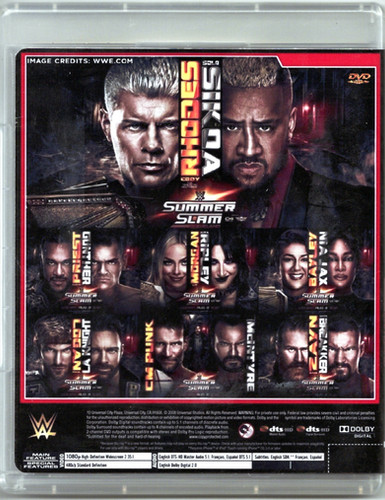 WWE Summerslam 2024 DVD BD UE | Wrestling DVDs R Us