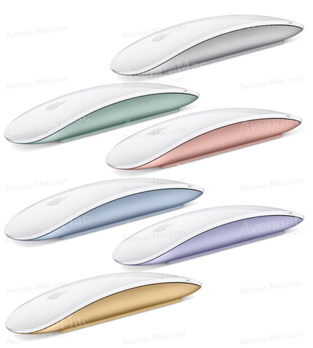 APPLE MAGIC MOUSE GREEN / BLUE / PINK / SILVER / ORANGE / PURPLE