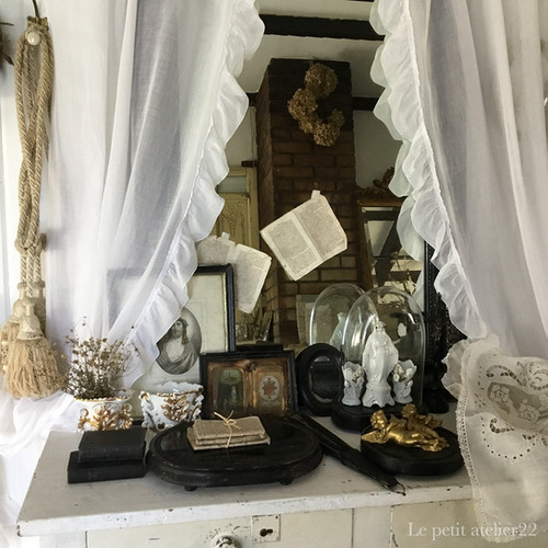 フランス アンティーク壁飾り エンジェル 天使 14.2 cm | Le petit