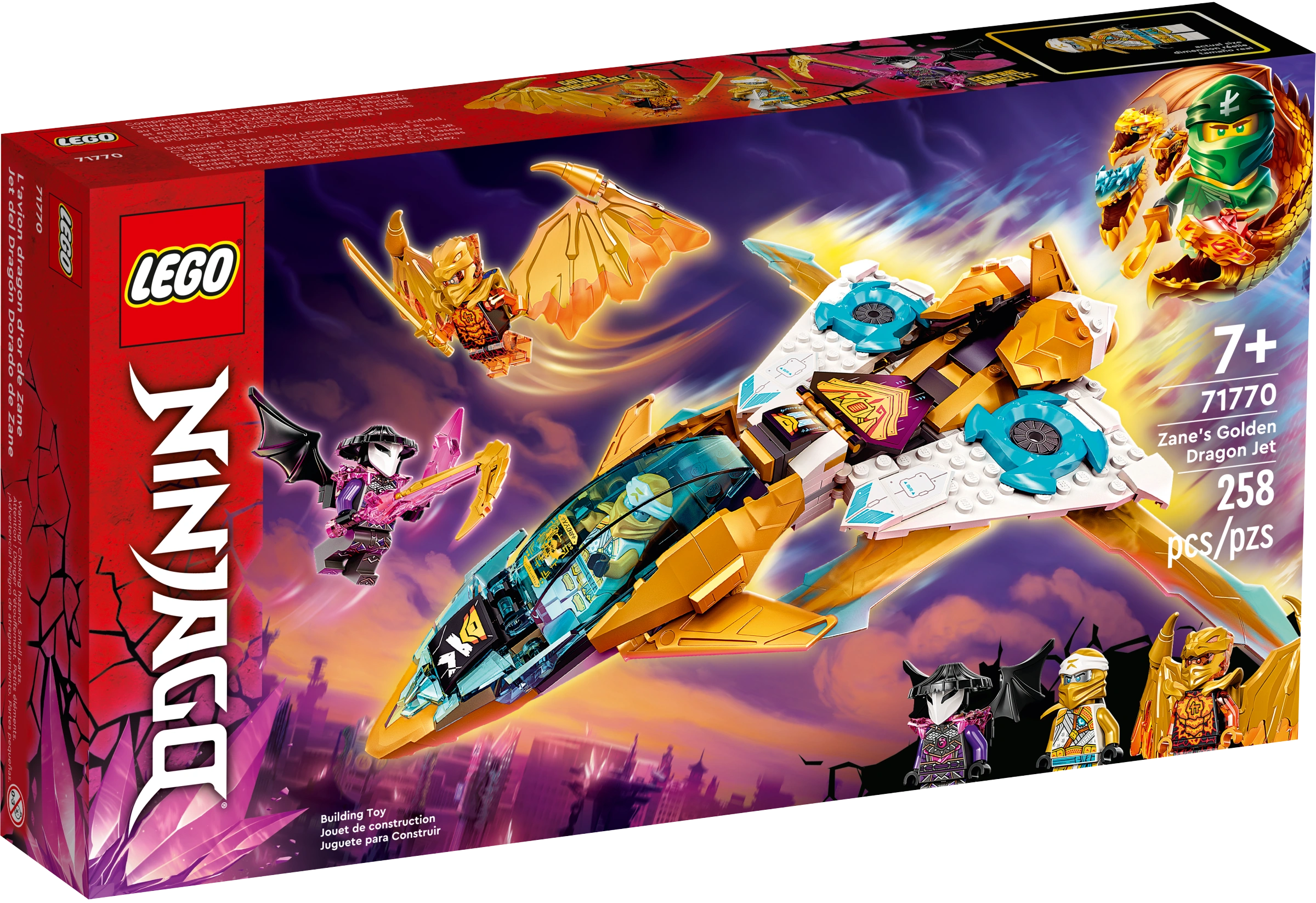 71770 Zane's Golden Dragon Jet | Ninjago Wiki | Fandom