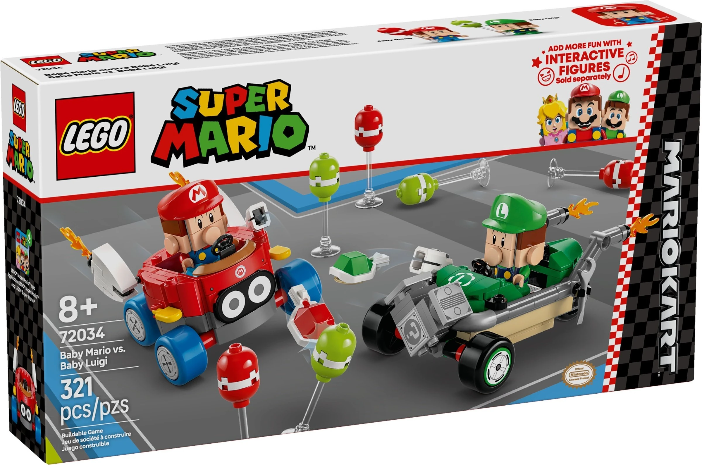 72034 Mario Kart - Baby Mario vs. Baby Luigi | Brickipedia | Fandom