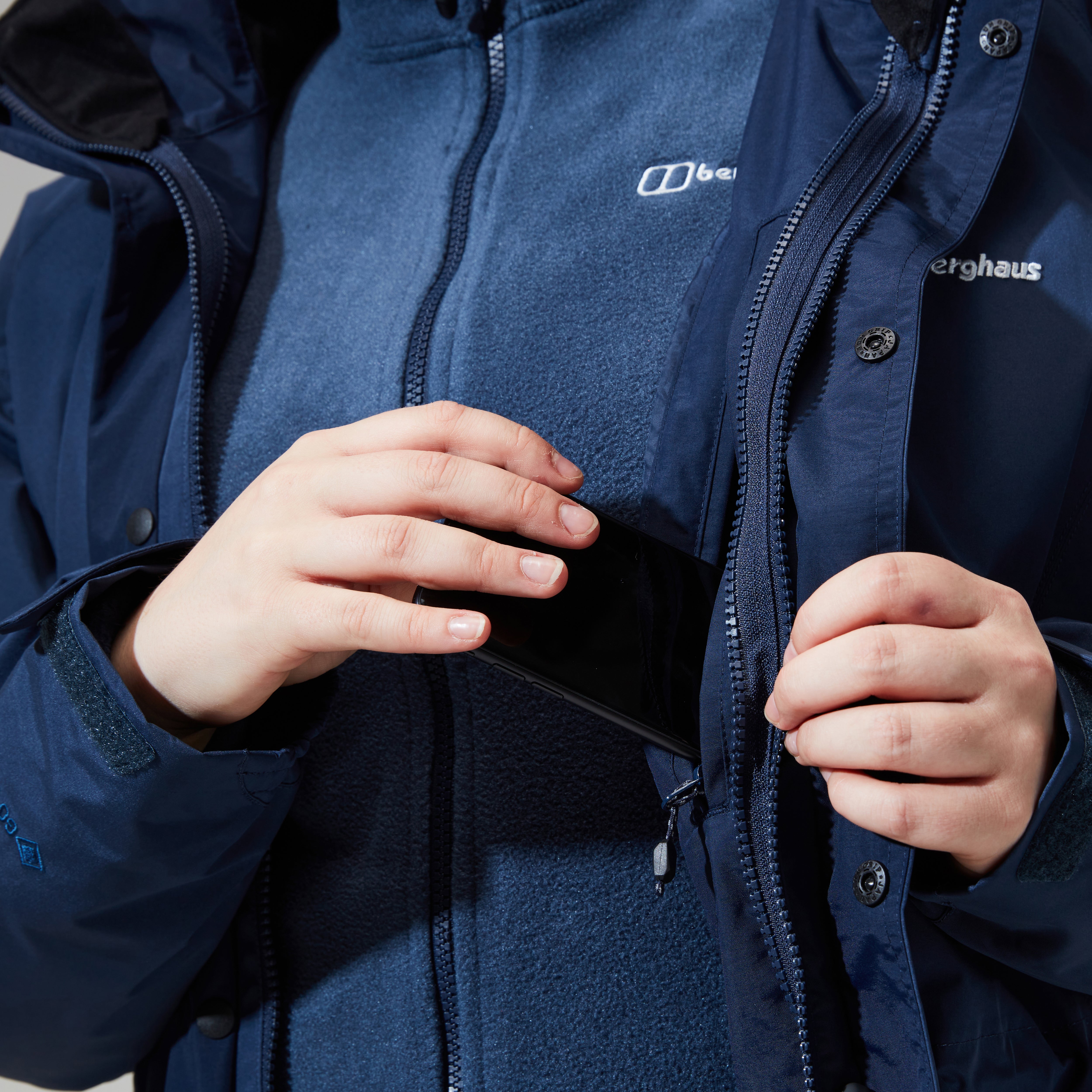 Women's Glissade Gore-Tex InterActive Jacket - Dark Blue | Berghaus
