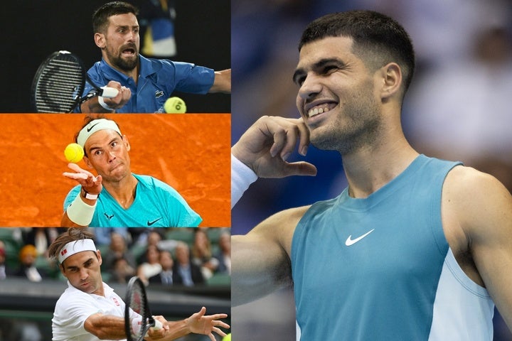 アルカラスがテニス界の一時代を築いた“ビッグ3”に尊敬の念「彼らが