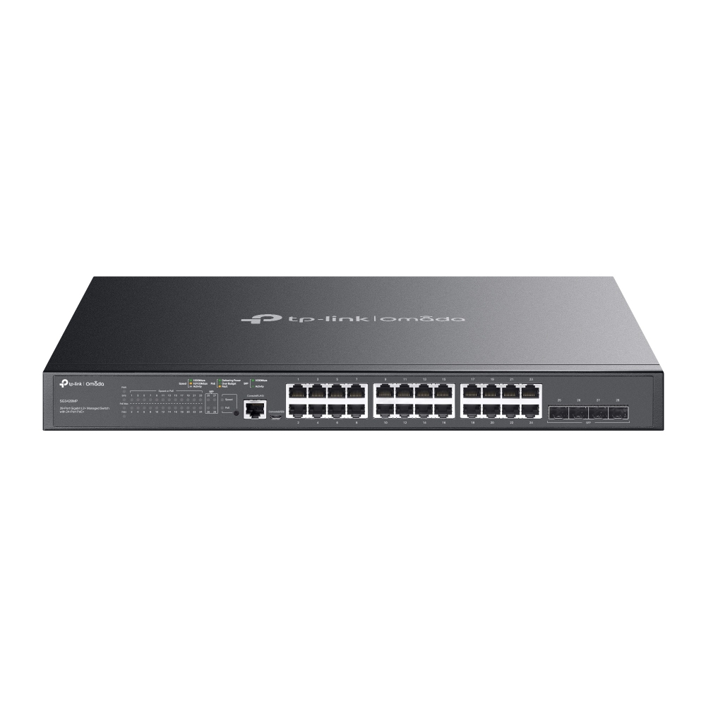 SG3428MP | Omada 28-Port Gigabit L2+ Managed Switch with 24-Port