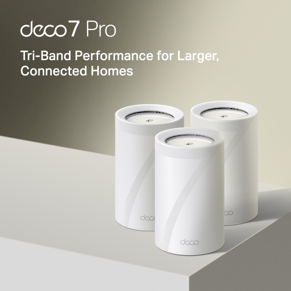 Deco BE65 Pro | Deco 7 Pro BE11000 Whole Home Mesh WiFi 7 System