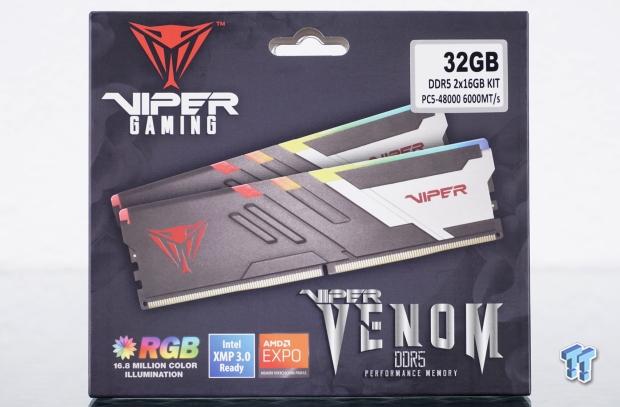 Patriot Viper Venom RGB DDR5-6000 32GB Dual-Channel Memory Kit Review
