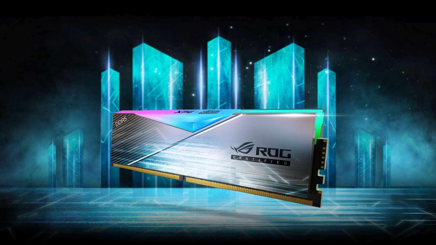 XPG LANCER BLADE DDR5 memory kits with low profile heatsinks, RGB