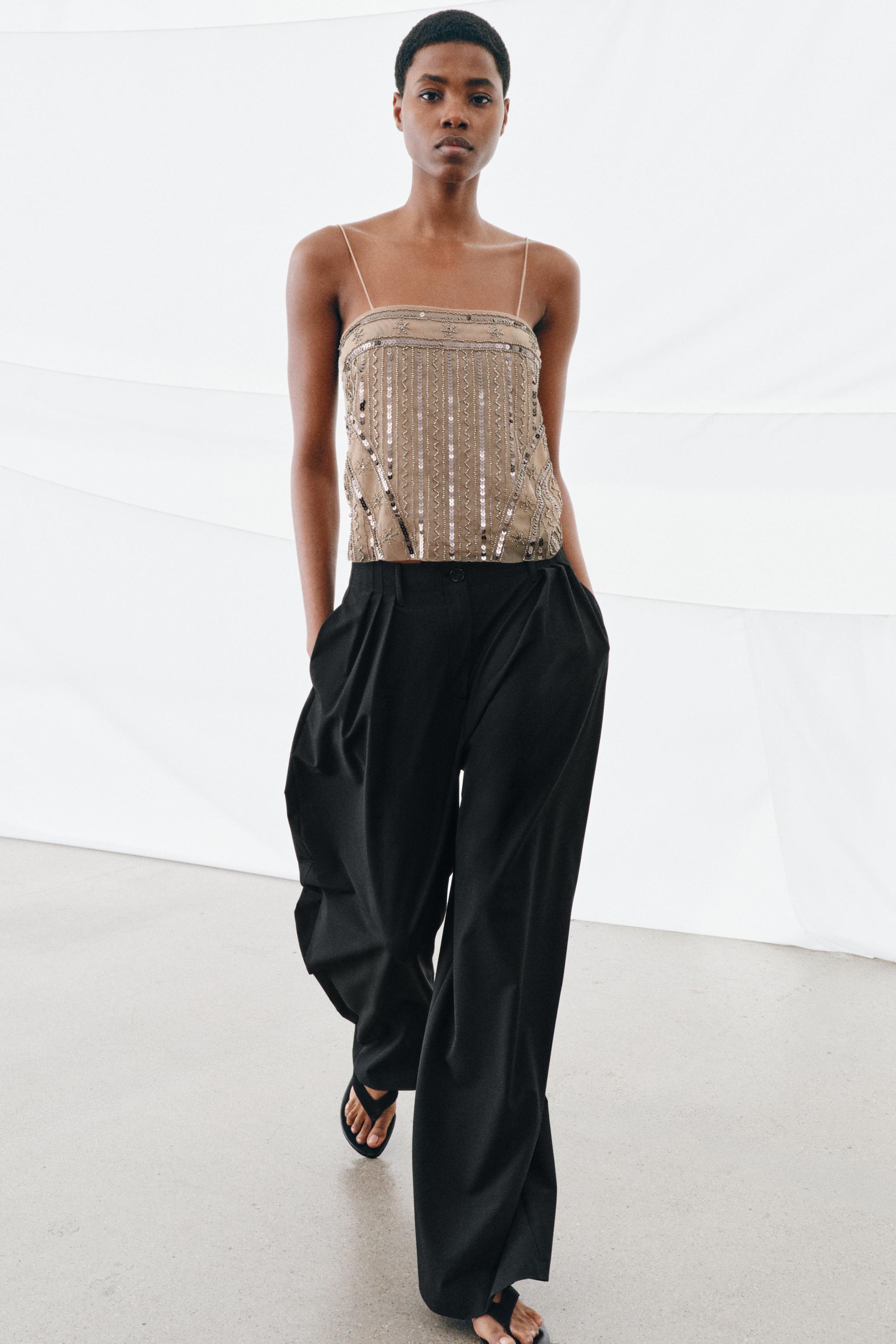 Sheer Women's Tops | ZARA United States