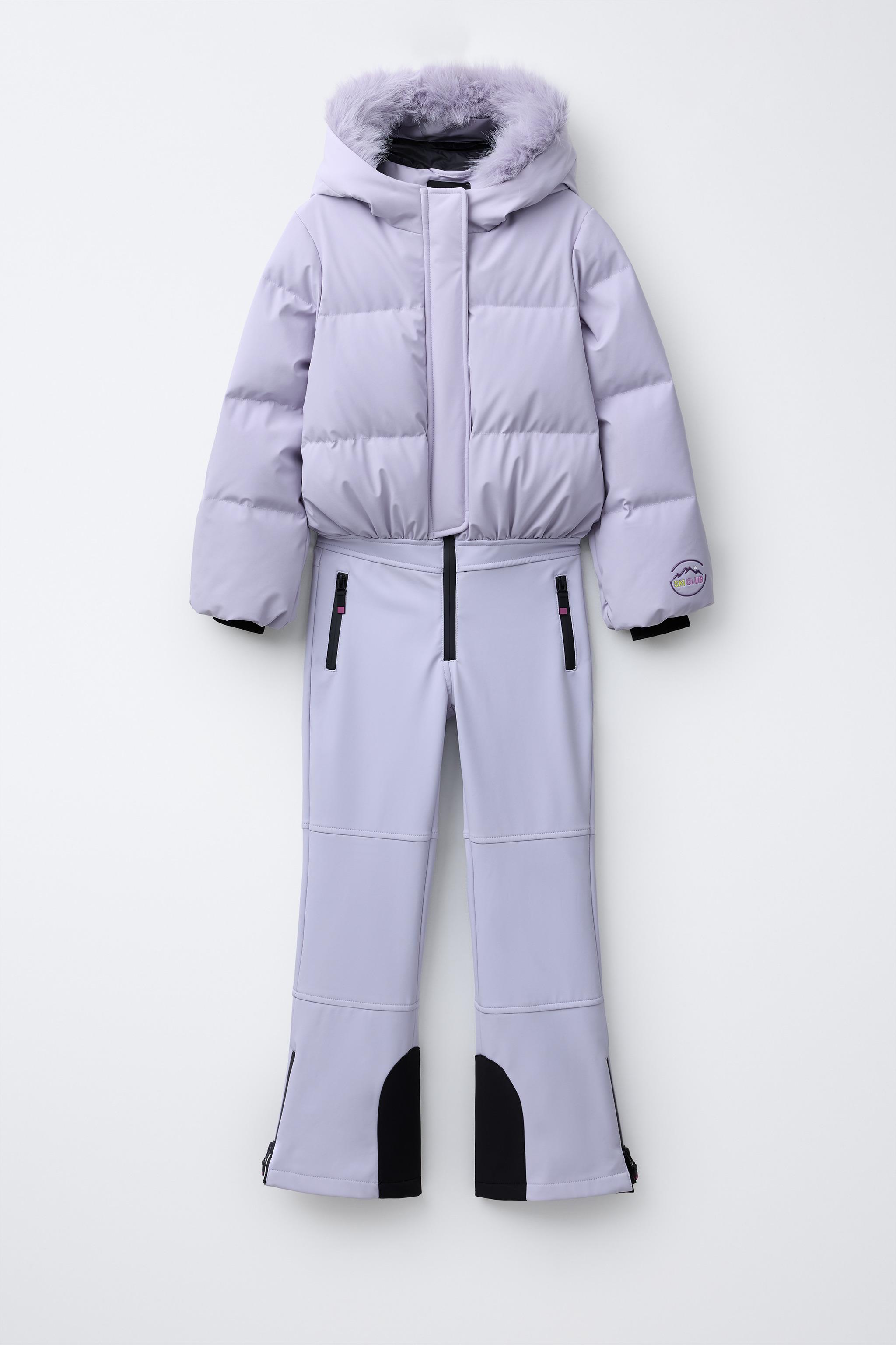 DETACHABLE HOODIE DOWN PADDED COVERALLS 80% DOWN AND 20% FEATHER