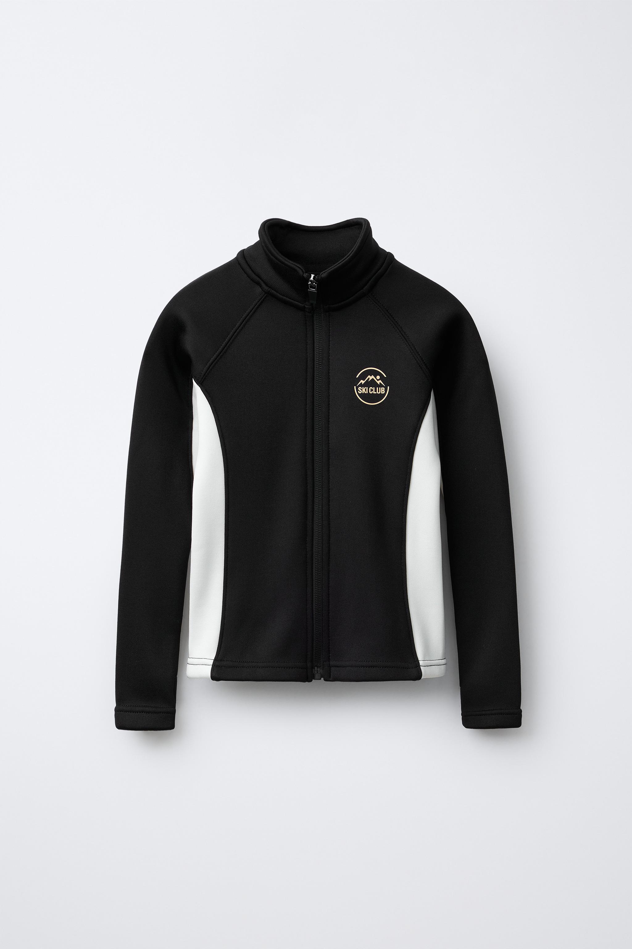 COMBINATION THERMAL SKI COLLECTION SWEATSHIRT - Black | ZARA