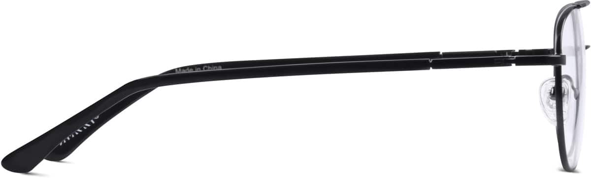 Black Aviator Glasses #594621 | Zenni Optical