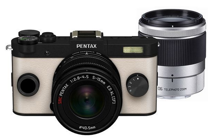 Ricoh Pentax Q-S1 in many colours and HD Pentax-DA645 ultra wide