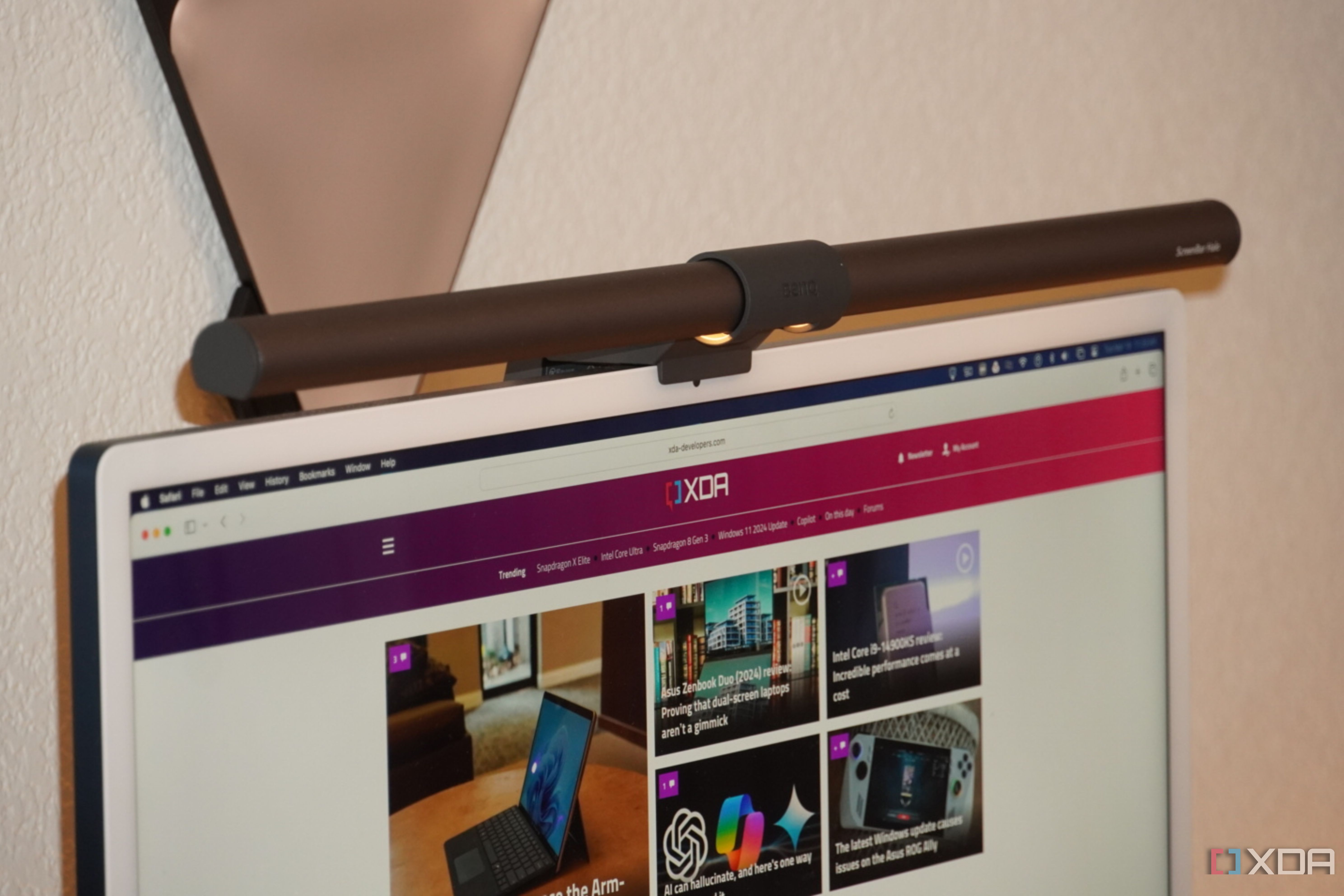 BenQ ScreenBar Halo review: It's the best way to illuminate your desk