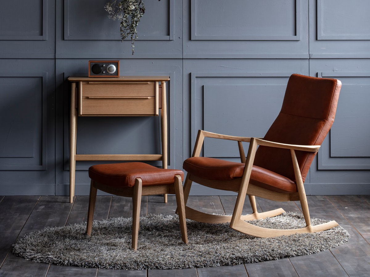 日進木工 WHITE WOOD Rocking Chair / にっしんもっこう ホワイト