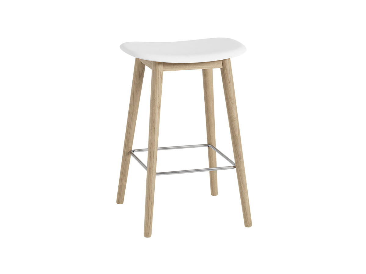 Muuto FIBER COUNTER STOOL WOOD BASE / ムート ファイバーカウンター