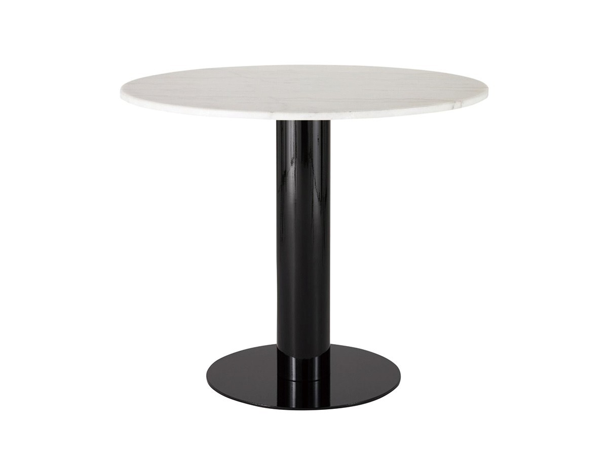 Tom Dixon. Tube Base + White Marble Top Round 900 / トム