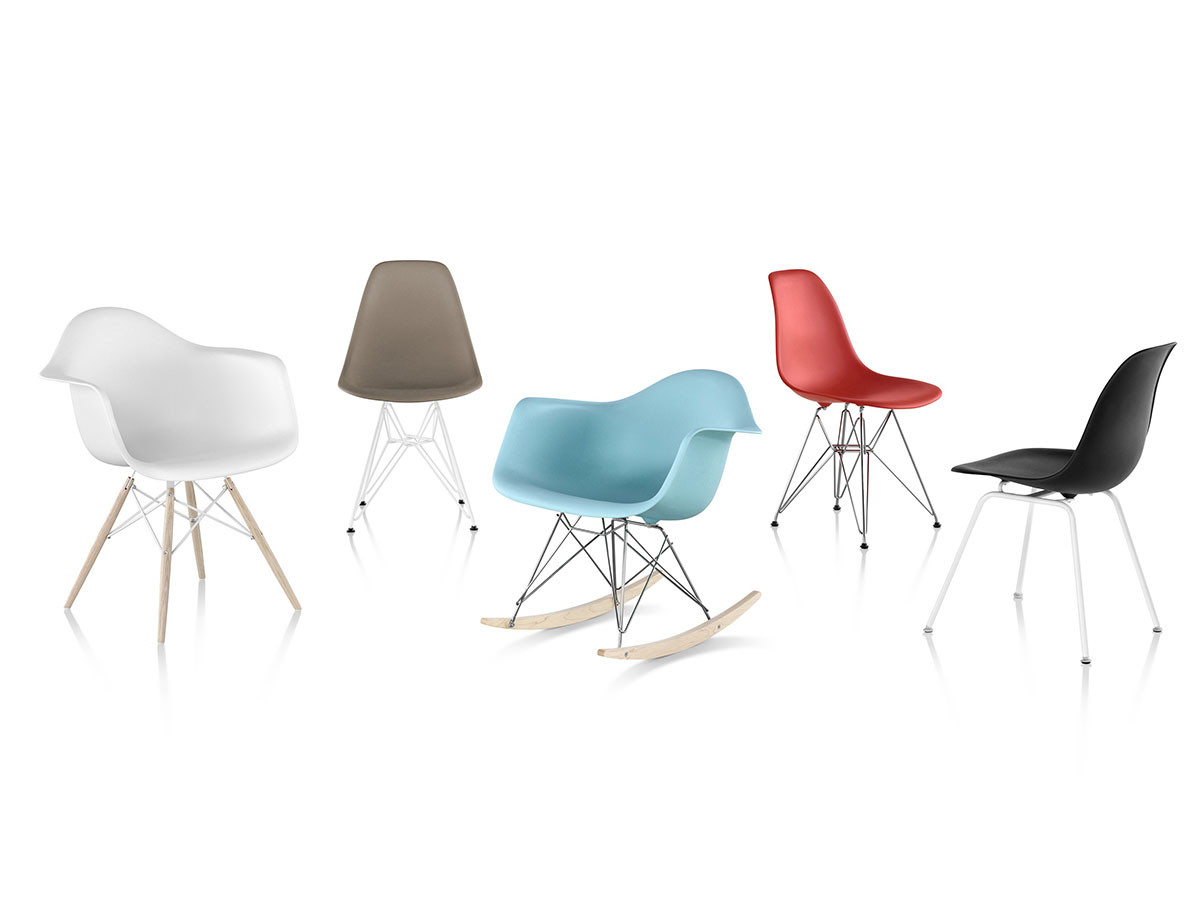 Herman Miller Eames Molded Plastic Arm Shell Chair / ハーマン