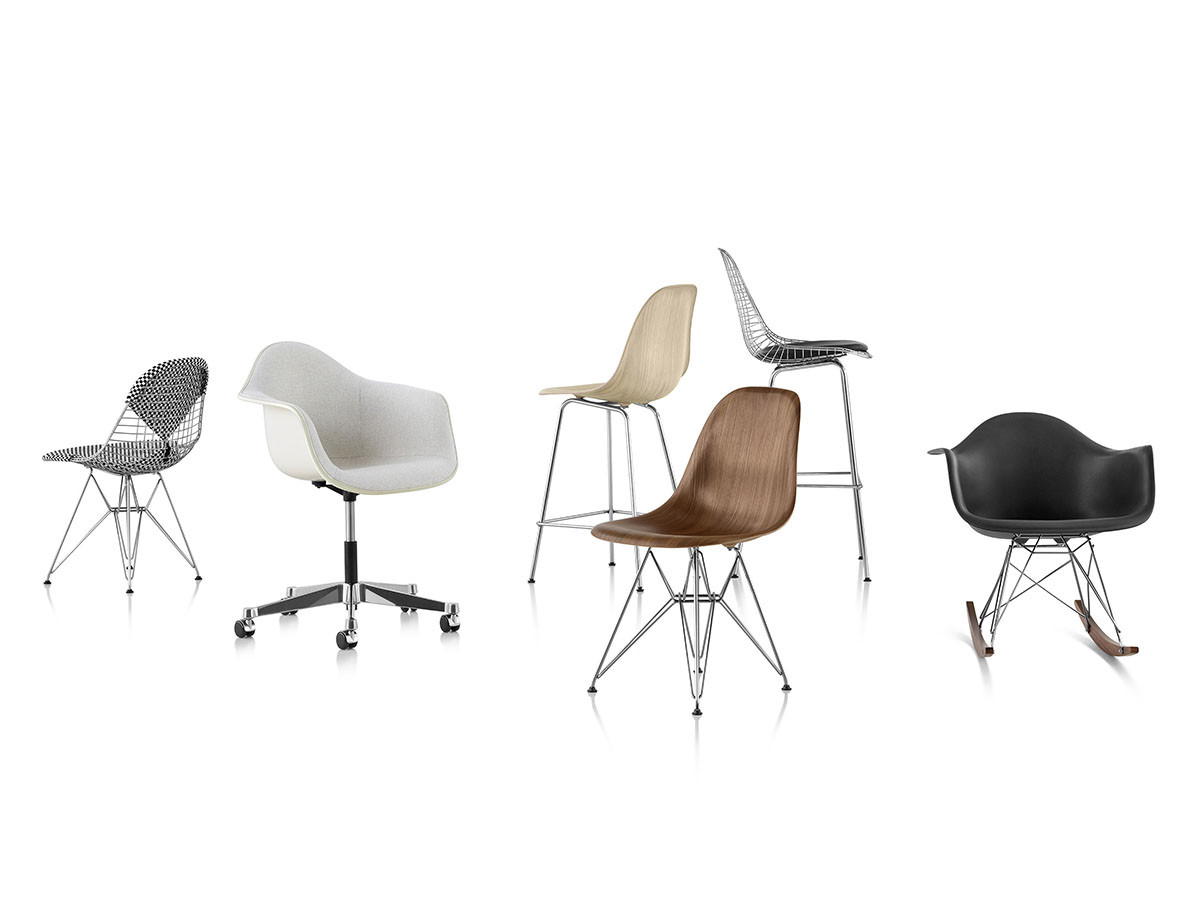 Herman Miller Eames Molded Plastic Arm Shell Chair / ハーマン