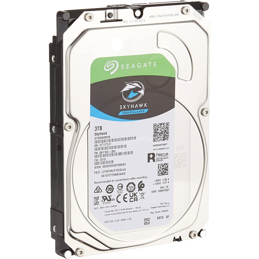 Seagate 3TB Skyhawk Surveillance SATA Hard Drive ST3000VX009