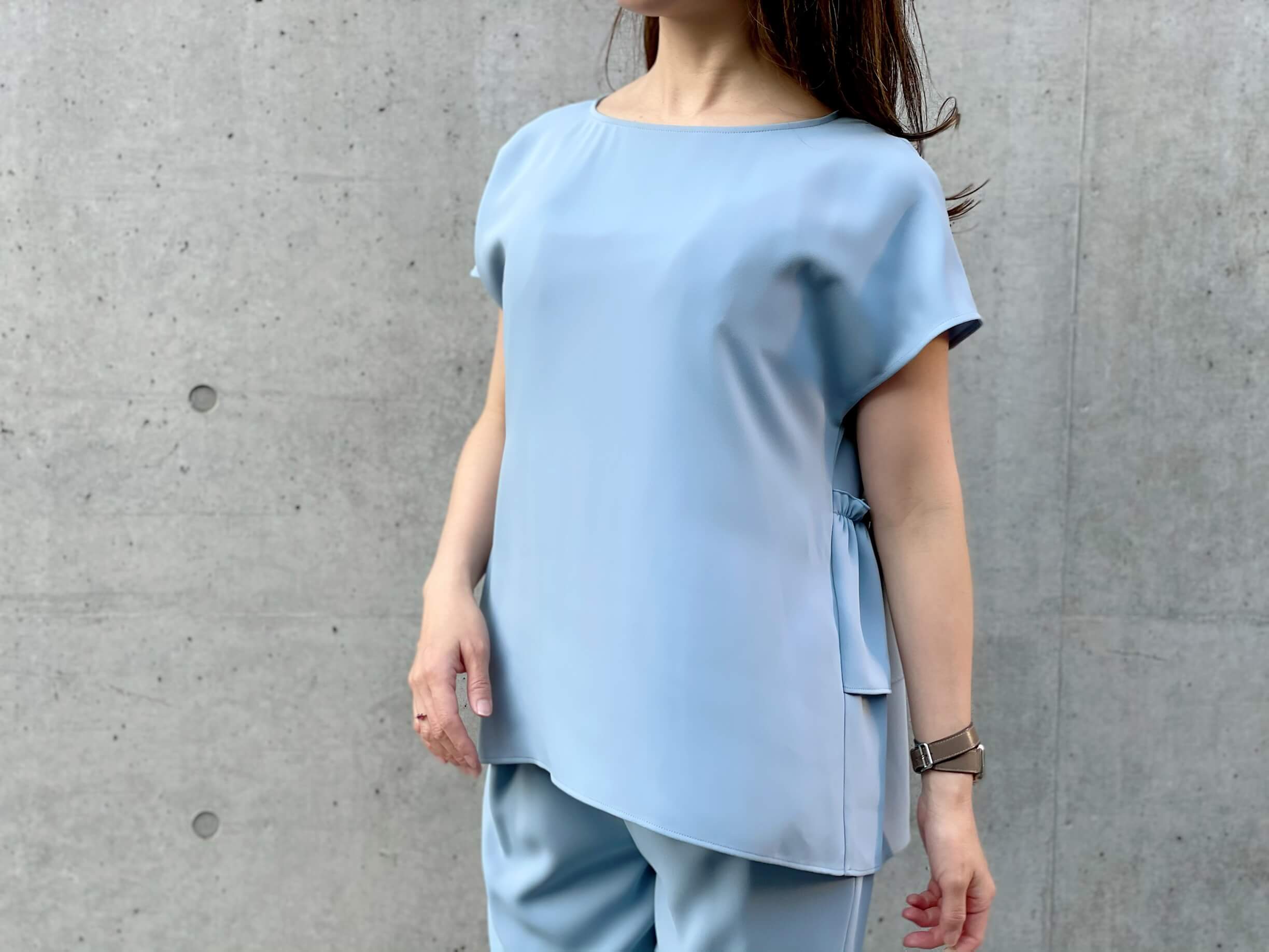 新作入荷情報＜バックティアードフレンチスリーブブラウス＞ | m-i-d