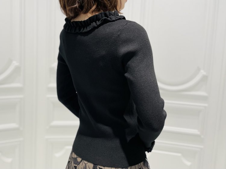 新作入荷情報〈フリルリブニットプルオーバー〉 | m-i-d | M-PREMIER