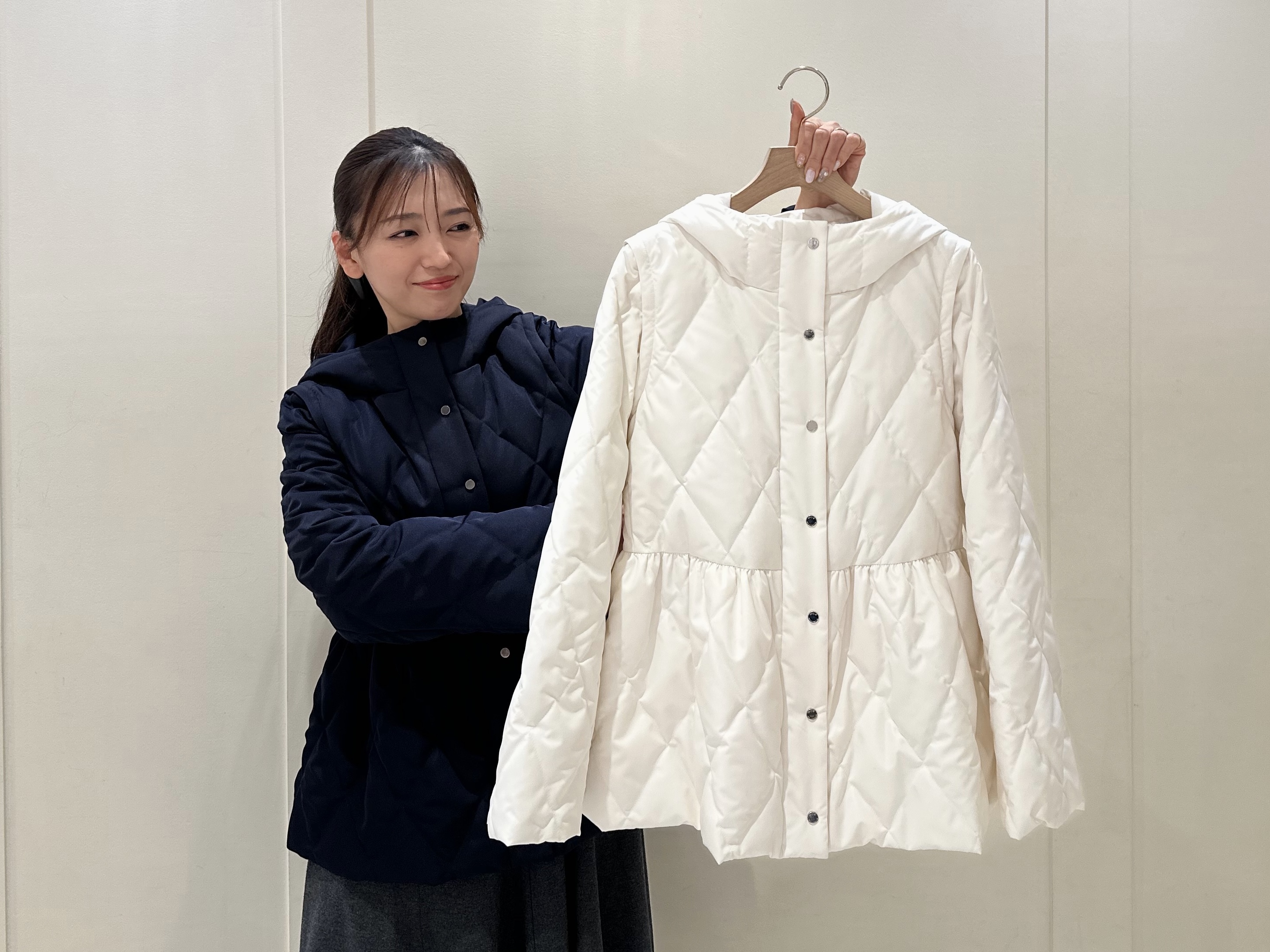 RECOMMEND ITEM / 2wayペプラムダウンジャケットがおすすめ！＠伊勢丹