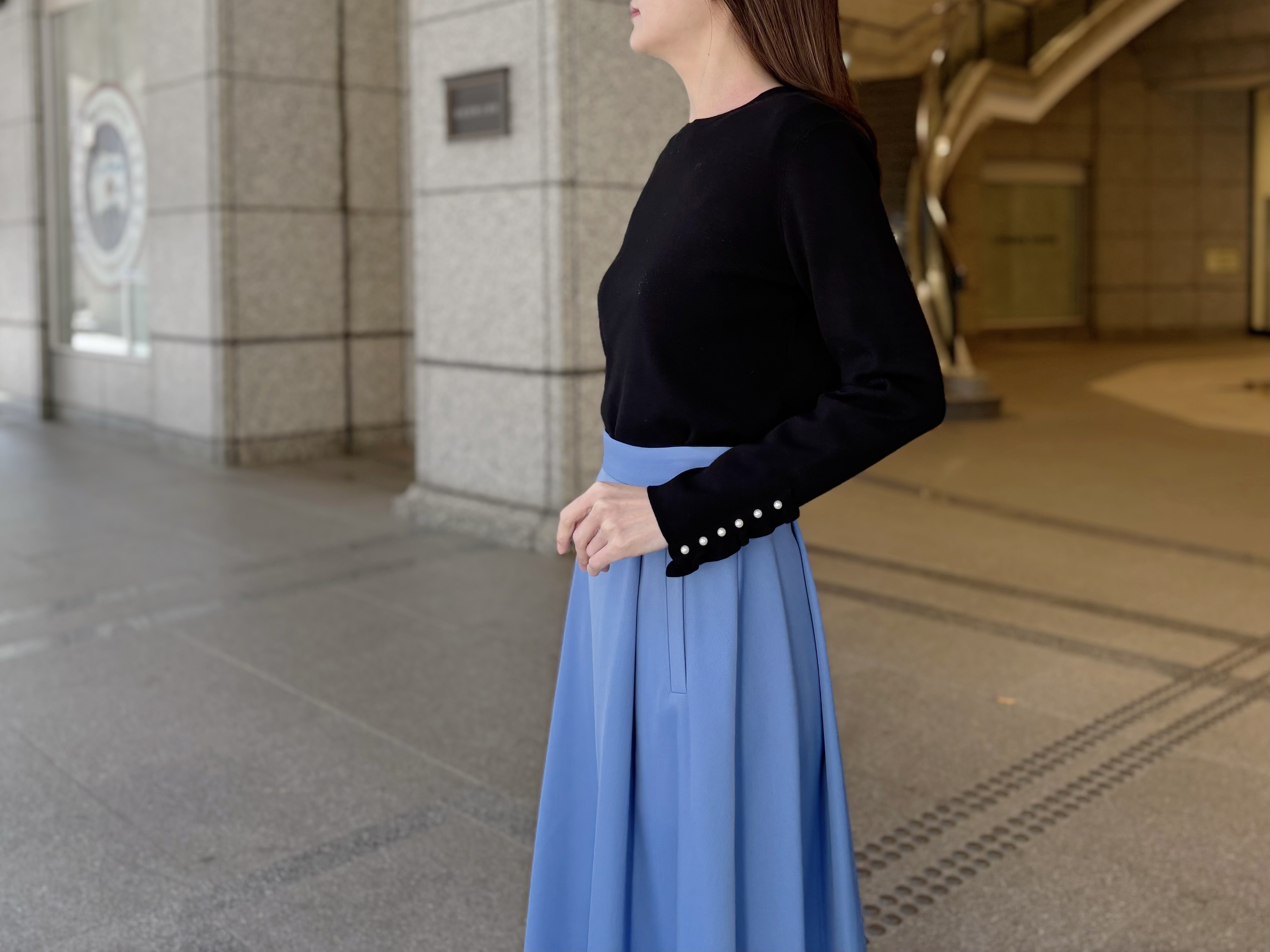 SALE】今売れている＜スリーブパールフリルニットプルオーバー＞をご