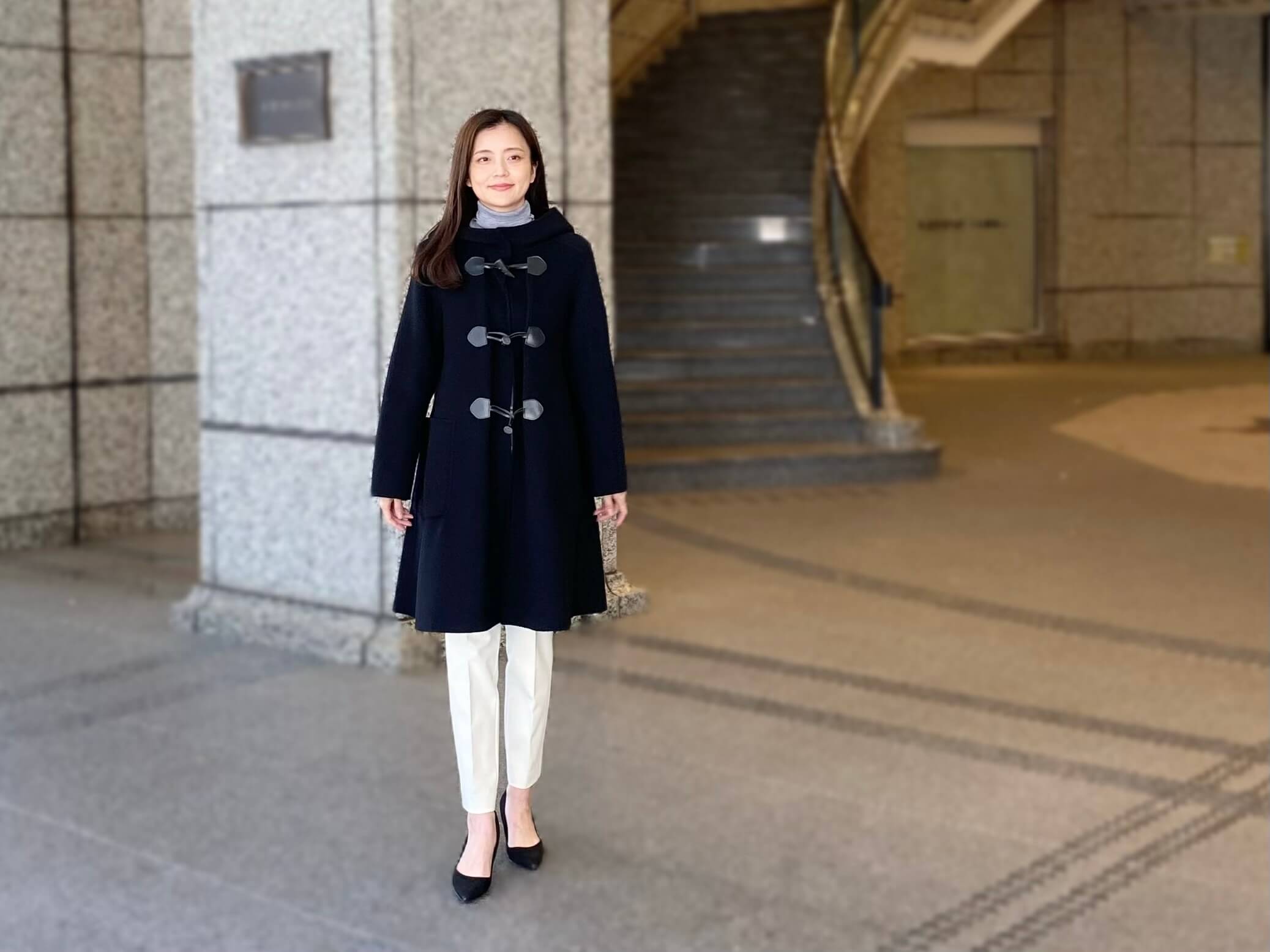 WINTER SALE】40%OFF＜ジーロンラムダブルフレアダッフルコート