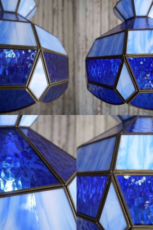 アンティーク ステンドグラス 吊り下げランプ - STAGE ANTIQUE