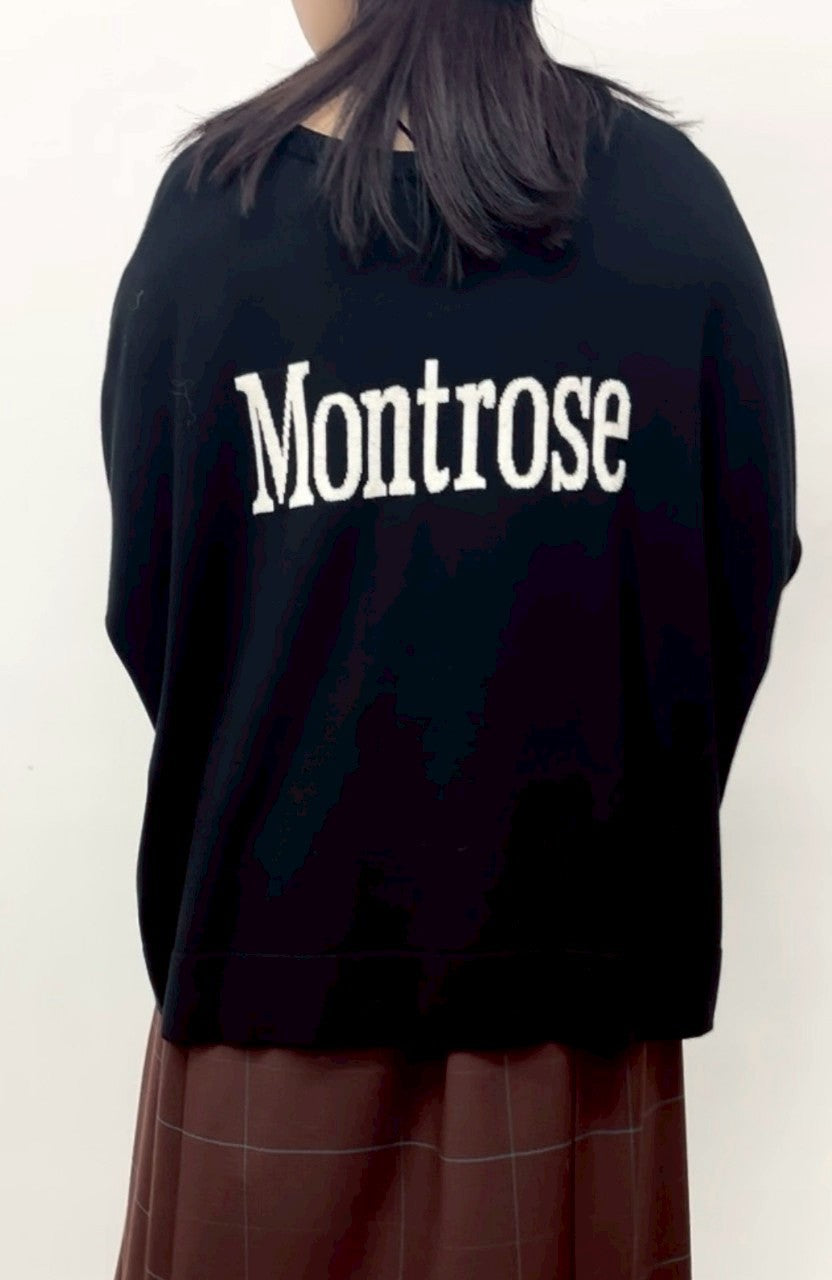 CLOCHE】ロゴ2wayポンチョニット/552-85548 562-85548