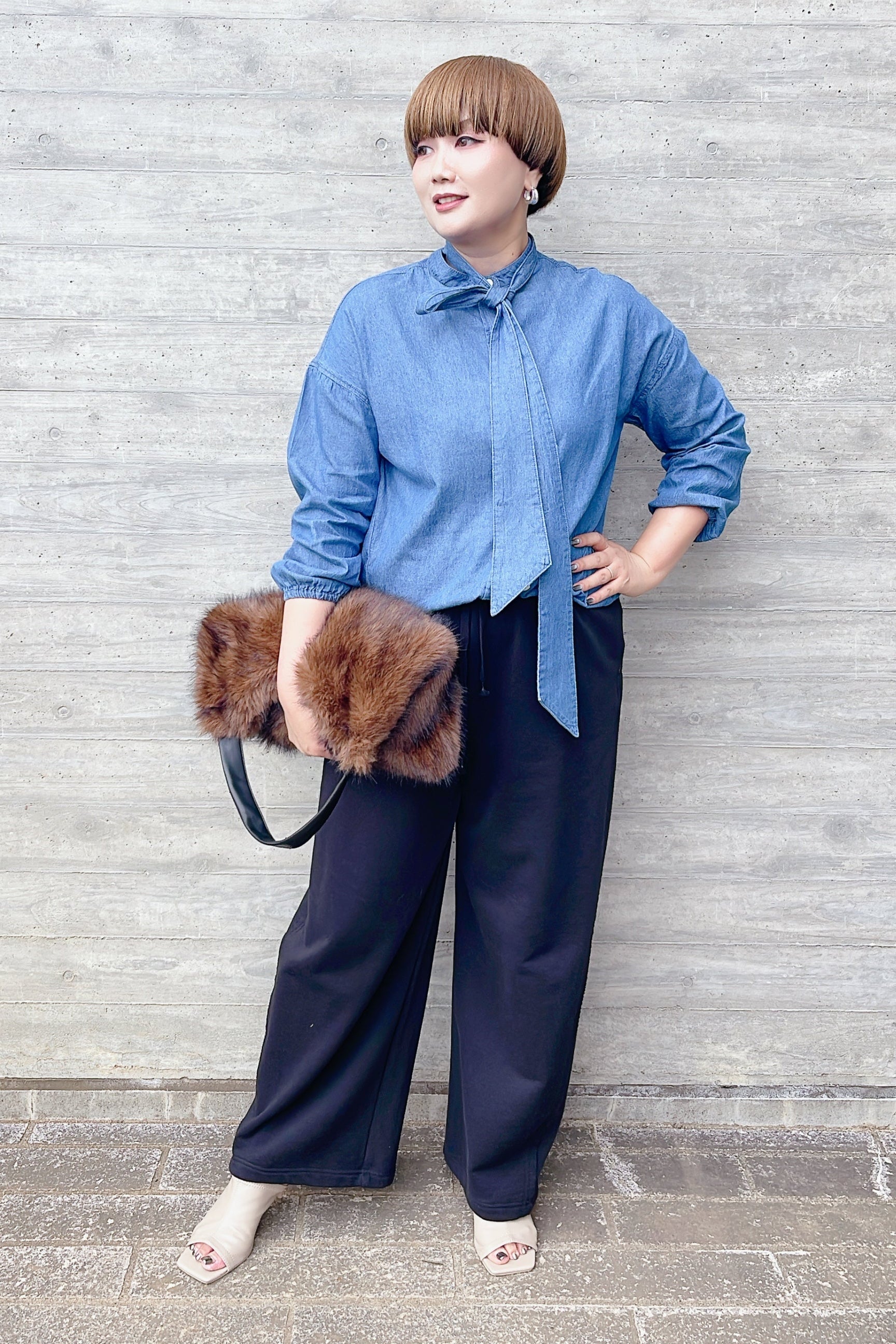 CLOCHE】キレイめ見え神スウェットパンツ/552-86535