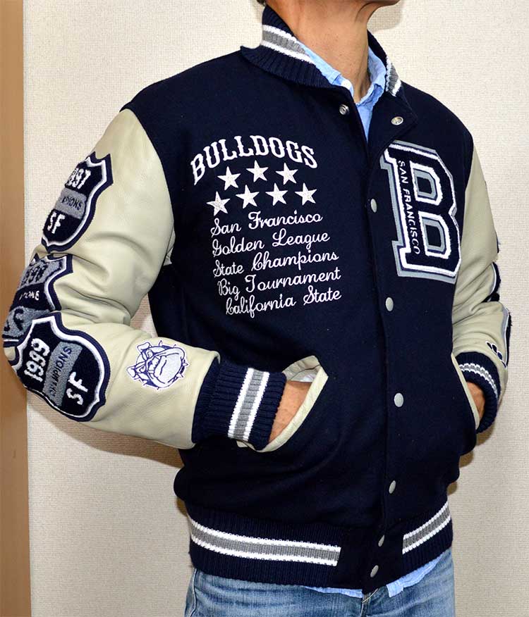 23 BULLDOGS DeLONG デロング スタジャン スタジャン | スタジャン