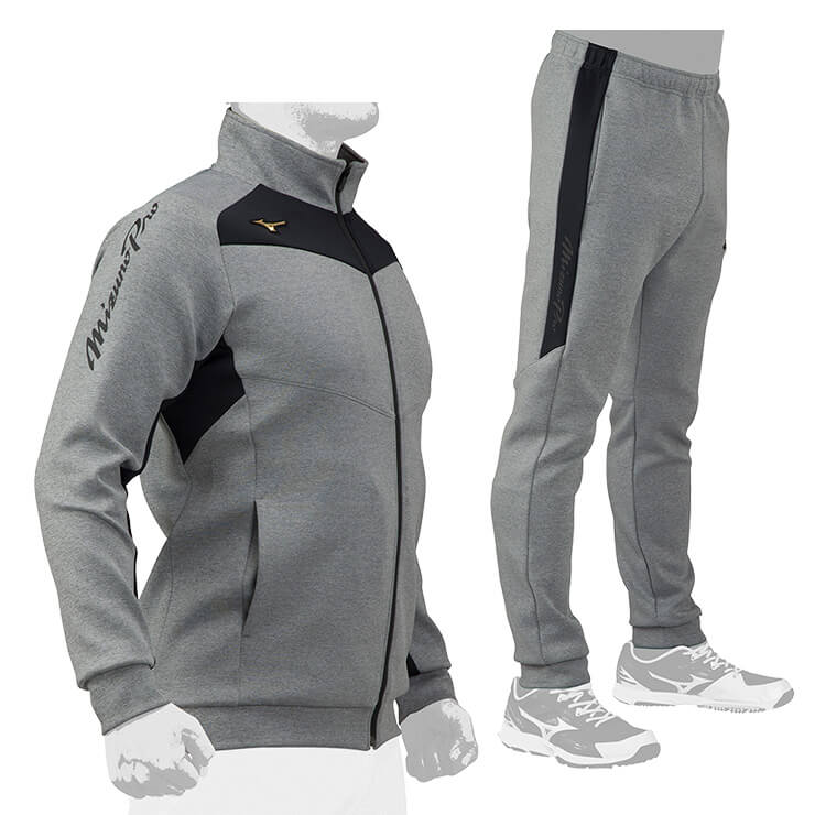 ミズノプロ 野球 テックスウェット ジャケット ロングパンツ 上下