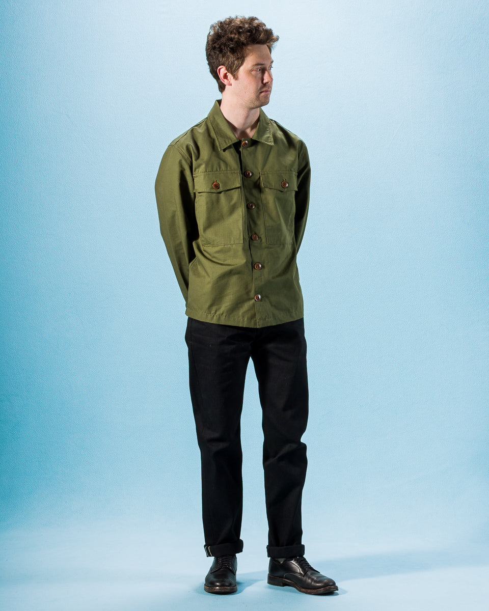 Midway CPO Shirt - Olive Ripstop – Standard & Strange