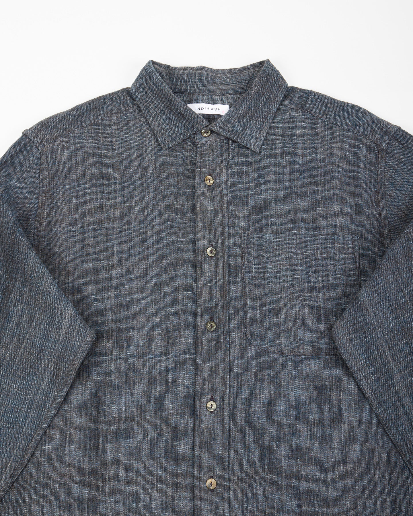 Matty Shirt - Handwoven Iron/Indigo Kala Cotton – Standard & Strange