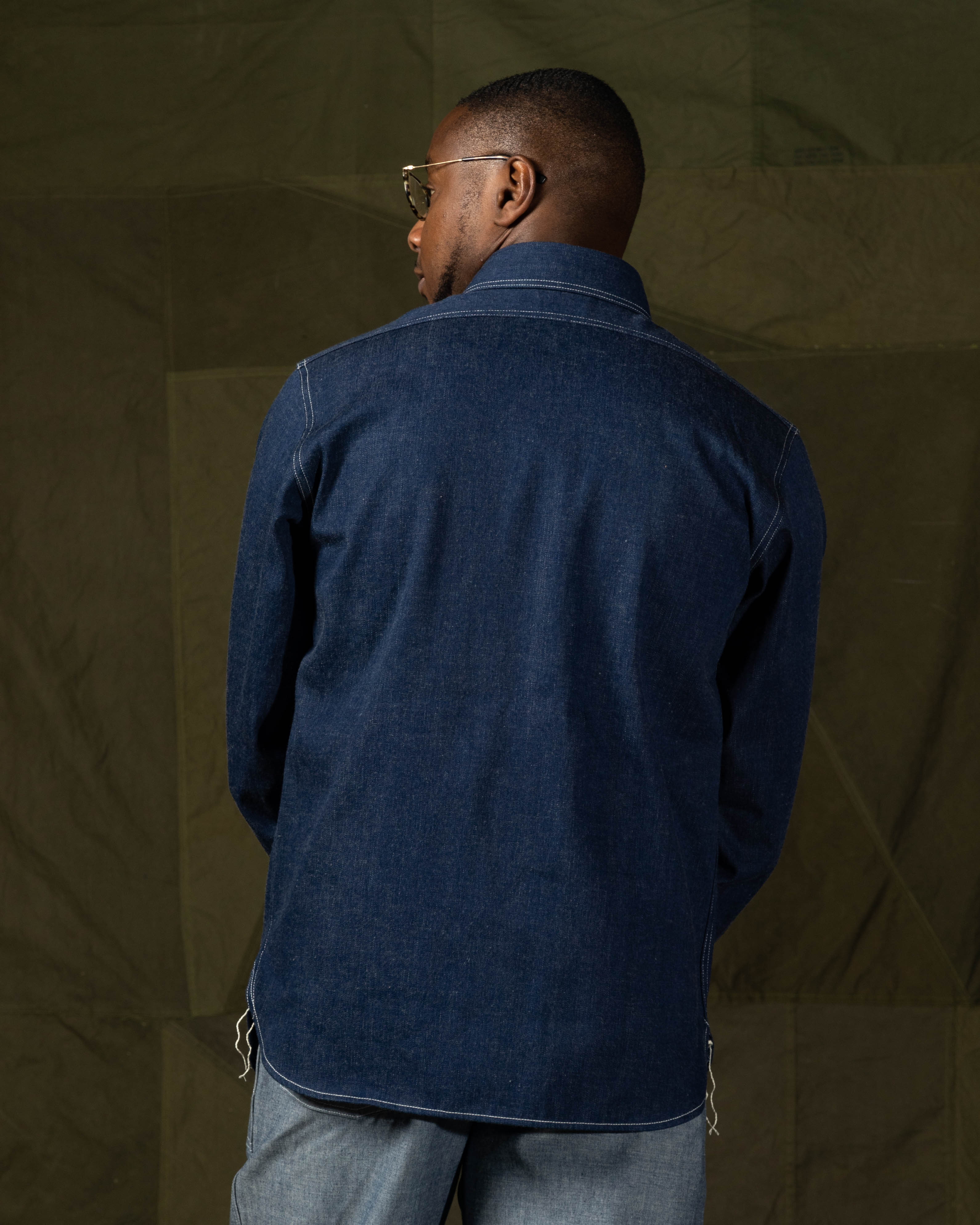 The Real McCoy's 8 Hour Union Denim Serviceman Shirt (Model 221