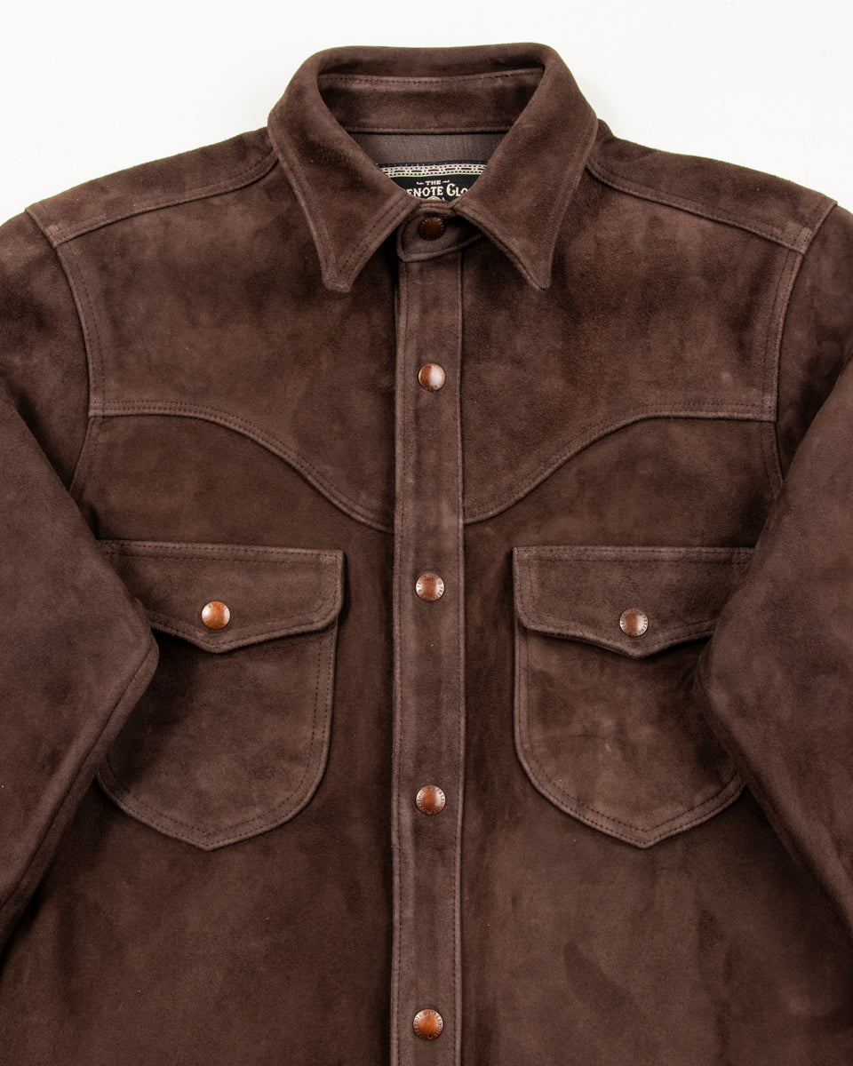 Freenote Packard Western Shirt - Chocolate Goatskin – Standard
