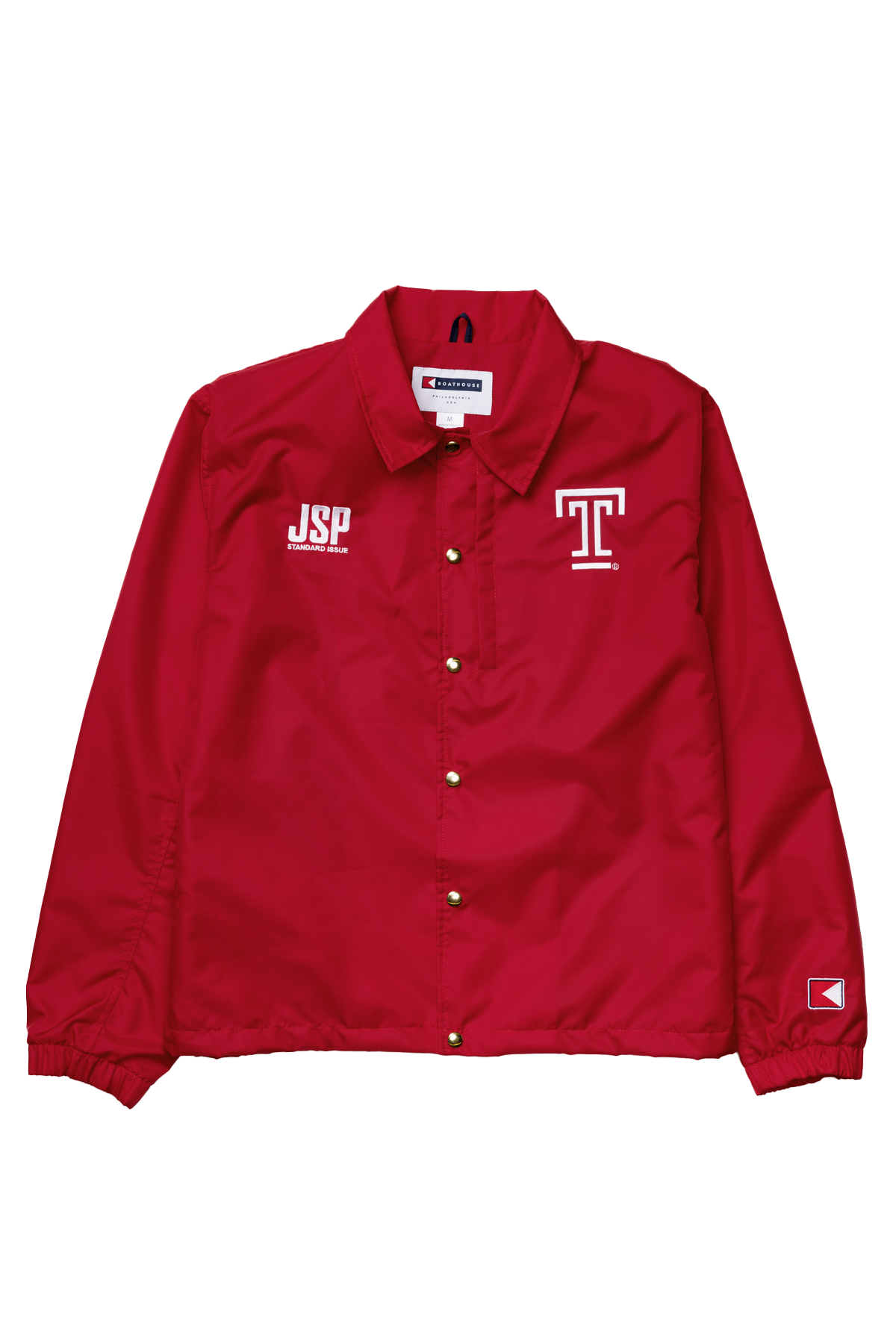 JSP X BH X TU Coaches Jacket Cherry – STANDARD ISSUE TEES