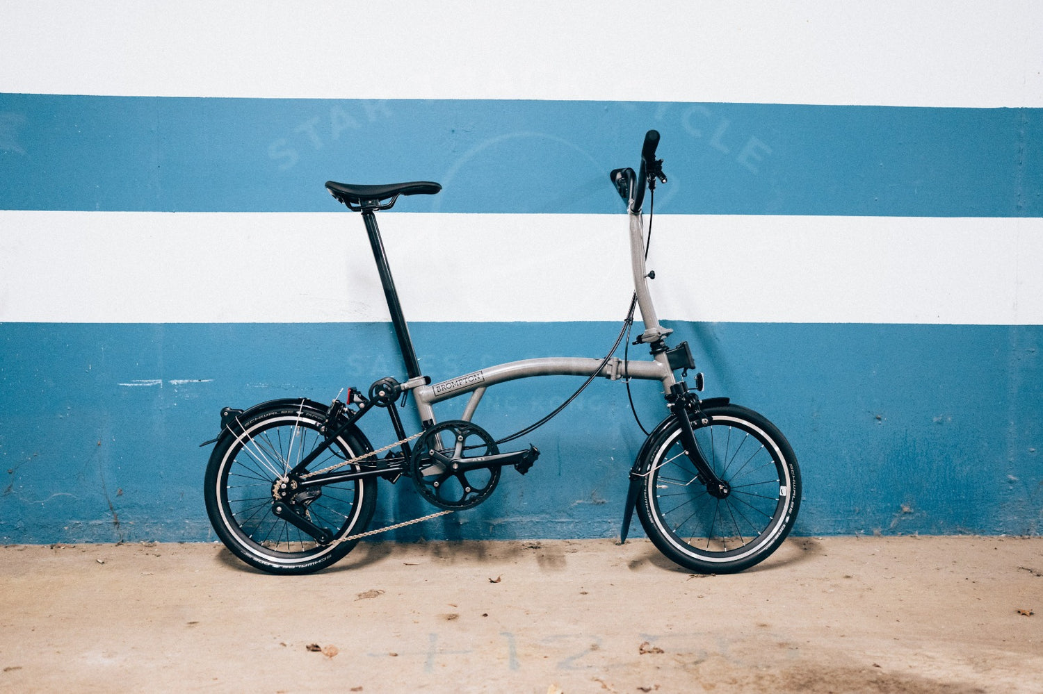 Brompton P Line Urban Storm Grey - Mid – Star Track Cycle