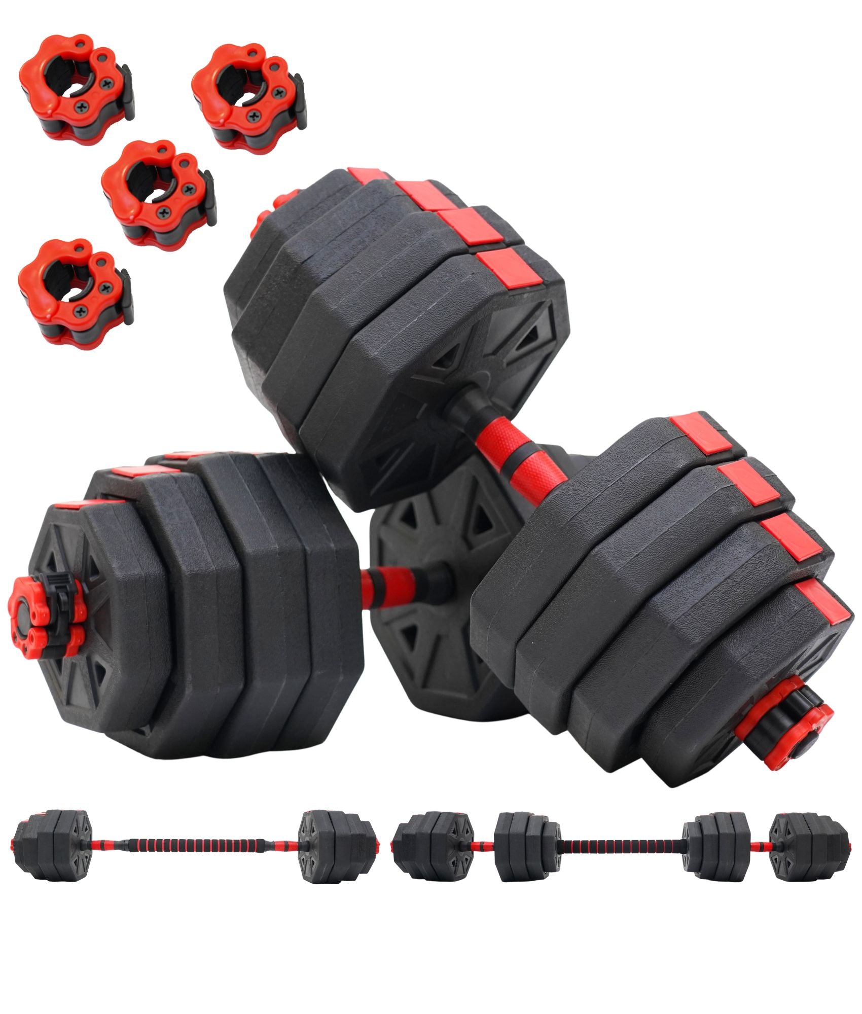 ダンベル 可変式 5kg 10kg 20kg 2個セット バーベル利用可 365日保証