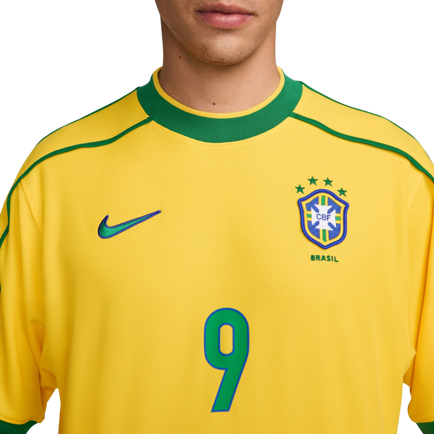 Nike Brazil 1998 Reissue Ronaldo 9 Jersey – Stefans Soccer