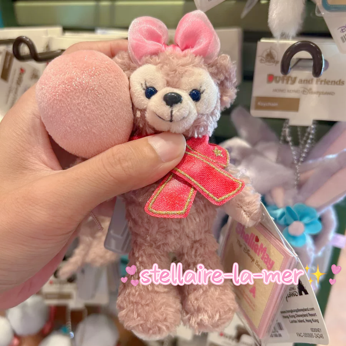 ダッフィーフレンズ 風船🎈 ぬいぐるみキーチェーン| 香港ディズニー