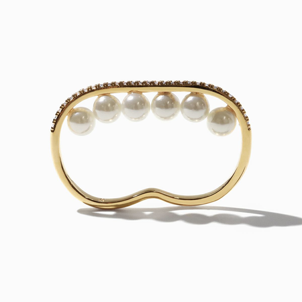 ビジューラインパールフィンガーリング(ゴールド) | STELLAR HOLLYWOOD