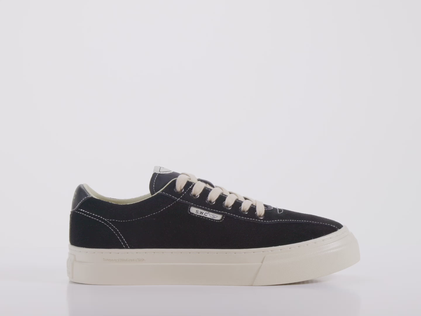 DELLOW 02 CUP SUEDE BLACK – S.W.C - Stepney Workers Club