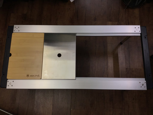 中古A】アイアングリルテーブル（IGT）フレームロング他5点セット