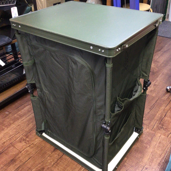 中古A】マルチキッチンテーブルカーキ（TB1-38-KH）／DoD（ディーオー